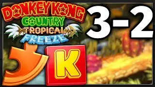 Donkey Kong Country Tropical Freeze 3-2 KONG-LETTERS AND PUZZLE PIECES