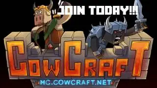 BEST MINECRAFT FACTION SERVER!!!JUST RESET!!! CowCraft