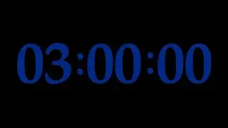 Three hours cute dark aesthetic timer  -  3 hours study timer