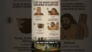 &ldquo;5 Most Horrifying Deaths in the Bible 😳 | Will You Still Follow Jesus?&rdquo; #jesus #bible