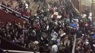 Previa y entrada de la barra 14 Lan&uacute;s vs boca