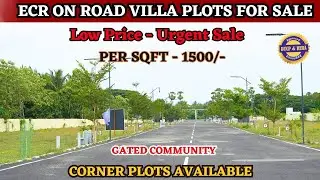 Chennai - ECR Low Budget Plots For Sale | Price - 9.75 L | 21 Plots Available | #ecrland #ecrplots