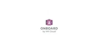 Onboard by HR Cloud Demo