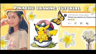 PIKACHU DRAWING TUTORIAL ⭐💛✨ | #kripaartanddance #art #pikachu 