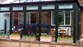 Bespoke All Glass Green UPVC Sun Room Garden Conservatory in Northwood, Middlesex, HA6