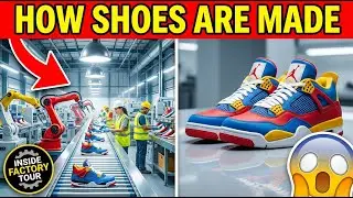 Shoe Making Process - From Start to Finish | Modern Factory Production Line 🏭