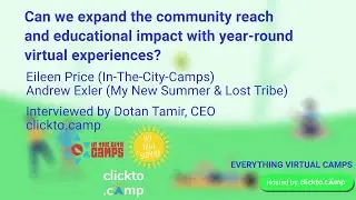 Closing session: Expanding community reach & educational impact with year-round virtual experiences