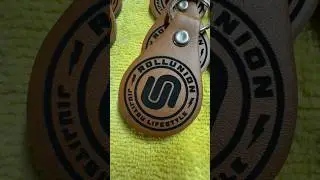 Leather Keychains aligned with Lightburn Camera. #lightburn #keychain #jujitsu #laserengraving #swag