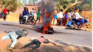 Patna accident news | बाईक सवार को घसीटा ट्रक ने मौके पर गर्दन ? @navjivanprabhat