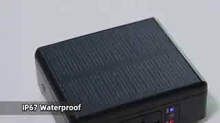 iStartek PT24 4G 4000Mah Portable Mini Solar Asset GPS Tracker
