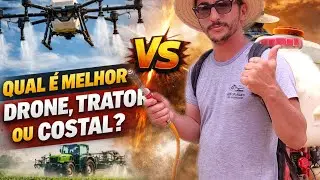 Pulverização de verdade se faz no costal