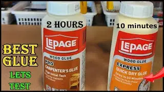 Best Wood Glue -10 Minute Dry Time - Let's Test It