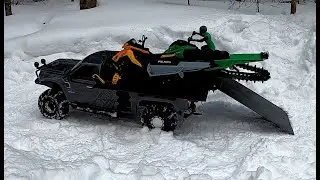 Rc SNOWMOBILE 1/5 SCALE SKEERIDE 2 POLARIS & SUMMIT 175.
