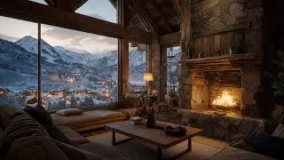 🔥 Fireplace Crackling Sounds for Sleep & Relaxation | Cozy Winter Cabin Ambience (60 Minutes)
