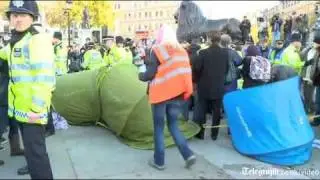Police clear Occupy Trafalgar Square protest camp