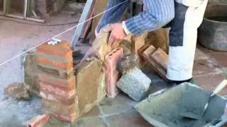 Cómo hacer dos pequeños muretes con mampostería careada  Video nº 83 Actuali