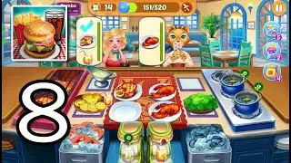 Kitchen Craze - Savory Seafood levels 21-30 (3 Star) - Gameplay Walkthrough Part 8 (iOS, Android)