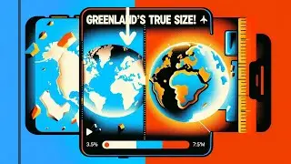 Greenland's TRUE Size Will Shock You! 🌍