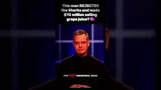 This man REJECTED the Sharks and made $70 million selling grape juice?🧠 (READ DESC)