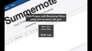 Demo of Summernote