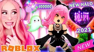 Reacting To *BRAND NEW* Goth Lolita Set + NEW Accessories + NEW HALO... Royalloween 2021 Royale High