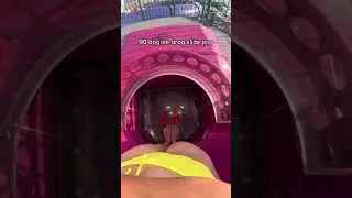 90 Degree Drop Slide on the MSC World Europa