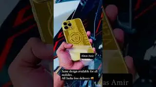 iPhone Golden Cover #shorts #iphonegoldencover Gold iPhone #goldiphone