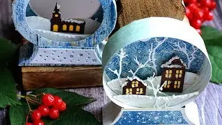 25 DAYS OF CHRISTMAS 2019 - DAY 3 - Snowglobe Diorama