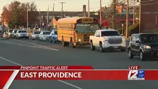 Traffic at a standstill due to I-195 West closure on Washington Bridge