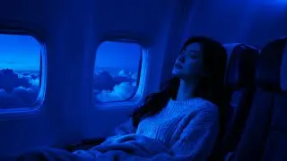 Airplane Cabin White Noise for Deep Sleep with Steady Jet Engine Sound at Night | ASMR Airplane