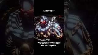 Space Marine Drop Pod #warhammer40k #animation