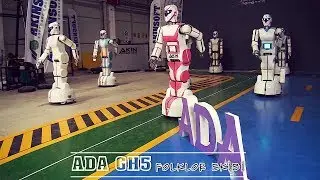 AKINROBOTICS &Uuml;retimi Son İnsansı Robot ADA GH5 Folklor Ekibi 