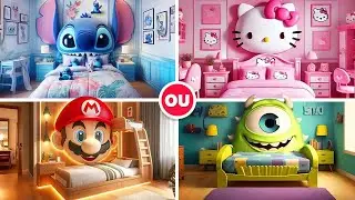 Tu pr&eacute;f&egrave;res...? CONSTRUIS ta MAISON de R&Ecirc;VE 🏡🌈🏰 Hero Quiz