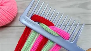 5 Superb Woolen Yarn Flower making ideas with Hair Comb | Easy Sewing Hack 