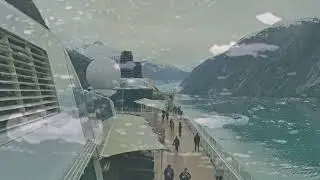 Dawes Glacier from the Celebrity Solstice Alaska cruise 2025