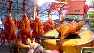 Amazing Cutting Skills - Cutting Roast Duck - Street Food