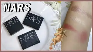 【NARS】Dual- Intensity eyeshadow| Dolce Vita blush| Capri highlighter swatches_by Bambi 2020