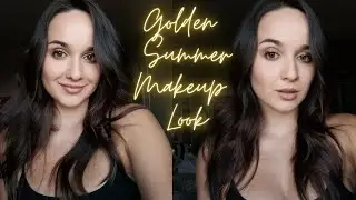 Very Easy Go-to Bronze Makeup Look (Using only 2 products on the eyes!)