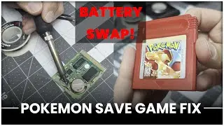Pokemon Gameboy Save Battery Swap Fix