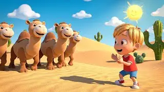 Four Little Toy Camels Plod Plod Plod | Nursery Rhymes for Kids & Baby Songs