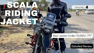 Best Motorcycle Riding Jacket | Scala Thunder Riding Jacket Detailed Review | Under 10000/- MUST SEE