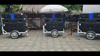 Tủ Loa 3 Bass Combo Xe K&eacute;o | li&ecirc;n hệ 0913342283 - 0905171059
