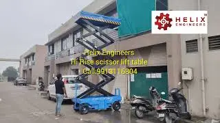 Helix Engineers scissor lift table hydraulic scissor lift table manufacturer for info:9913116804
