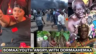 😱🔥EII BOMAA YOUTH STRIKE ON DORMAAHEMAA SHE RUNAWAY FROM PALACE, OTUMFOUR IS THE OWNER OF HRE.