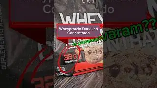 32G DE PROTE&Iacute;NA? DARK LAB CONCENTRADO #wheyprotein #treino #muscula&ccedil;&atilde;o