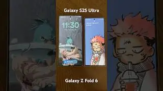 Samsung Galaxy S25 ultra vs Galaxy Z Fold 6 🔥🔥🔥 #samsung  #smartphone #vs #brawlstars