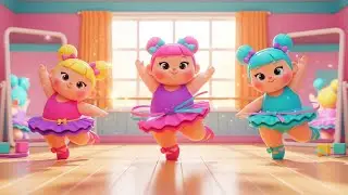 Stage Ready! Dolls Practice for Their Grand Dance Show 💃🎀 | Kids Music Song