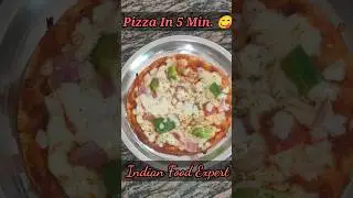 Quick pizza from leftover roti | Tasty roti pizza without oven | Roti Pizza Recipe #ytshorts #shorts