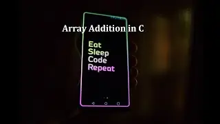 Array addition in C