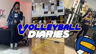 Volleyball Diaries: practice, workouts, gameday + mini vlog | Yomaa Grace